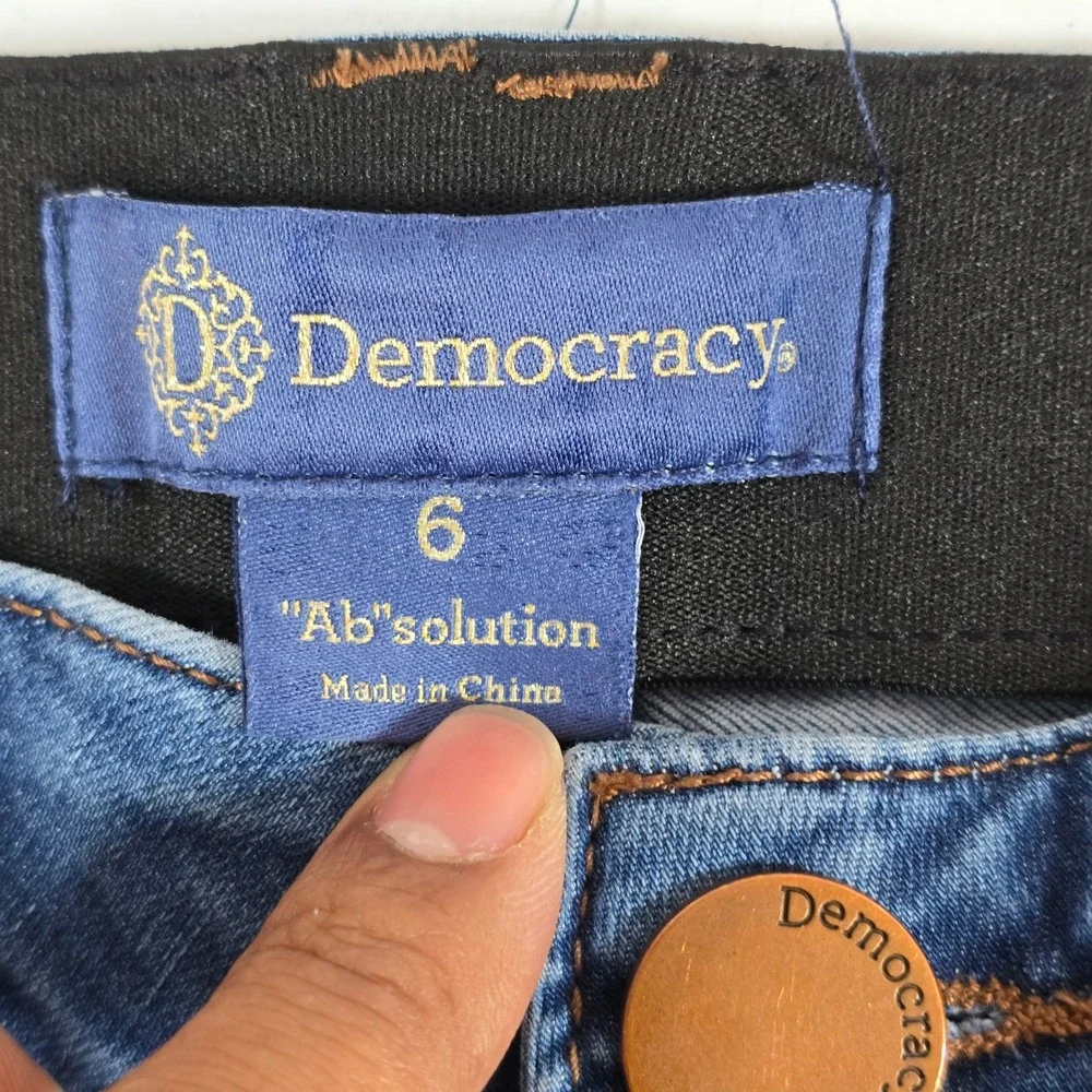 Democracy Ab solution Blue Bootcut Jeans Medium Wash B1221R6YD Womens 6